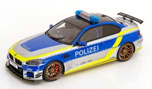 BMW AC SCHNITZER ACS2 POLICE 2024 SILVER BLUE YELLOW LIMITED EDITION 999 PCS / БМВ АК ШНИЦЕР ACS2 ПОЛИЦИЯ СЕРЕБРИСТЫЙ СИНИЙ ЖЕЛТЫЙ ЛИМИТИРОВАННАЯ СЕРИЯ 999 ШТ