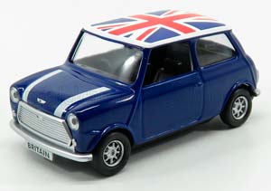 MINI COOPER 1961 - ENGLISH FLAG, BLUE