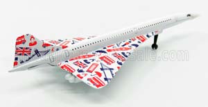 AEROSPATIALE CONCORDE AIRPLANE 1969 - 18.0 CM X 8.5 CM, WHITE — фото 2