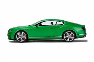 BENTLEY CONTINENTAL GT V8S COUPE 2015 GREEN METALLIC LIMITED EDITION 1000 PCS. — фото 3