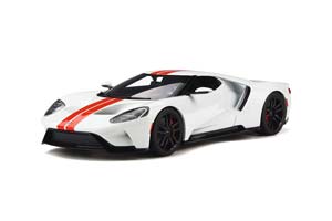 FORD GT 2017 WHITE/RED STRIPES LIMITED EDITION 1500 PCS.