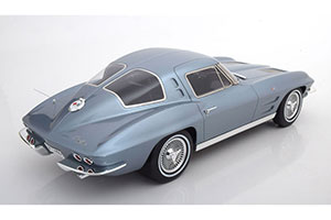 CHEVROLET CORVETTE C2 STINGRAY 1963 LIGHT BLUE METALLIC — фото 2