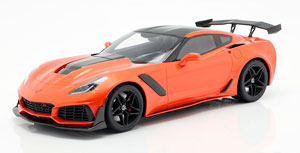 CHEVROLET CORVETTE ZR1 2019 ORANGE BLACK — фото 1