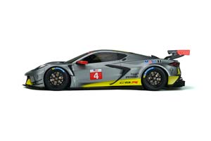 CHEVROLET CORVETTE C8.R NO 4 PRESENTATION 2020 GREYMETALLIC YELLOW LIMITED EDITION 999 PCS — фото 3