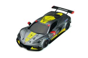 CHEVROLET CORVETTE C8.R NO 4 PRESENTATION 2020 GREYMETALLIC YELLOW LIMITED EDITION 999 PCS — фото 4