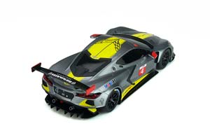 CHEVROLET CORVETTE C8.R NO 4 PRESENTATION 2020 GREYMETALLIC YELLOW LIMITED EDITION 999 PCS — фото 5
