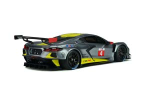 CHEVROLET CORVETTE C8.R NO 4 PRESENTATION 2020 GREYMETALLIC YELLOW LIMITED EDITION 999 PCS — фото 2