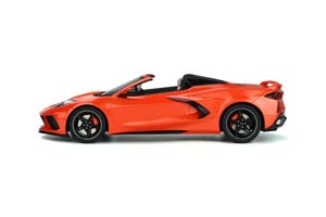 CHEVROLET CORVETTE C8 CONVERTIBLE OPEN 2021 ORANGE BLACK LIMITED EDITION 999 PCS — фото 3