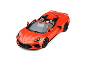 CHEVROLET CORVETTE C8 CONVERTIBLE OPEN 2021 ORANGE BLACK LIMITED EDITION 999 PCS — фото 6