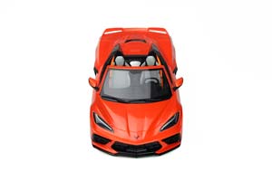 CHEVROLET CORVETTE C8 CONVERTIBLE OPEN 2021 ORANGE BLACK LIMITED EDITION 999 PCS — фото 8