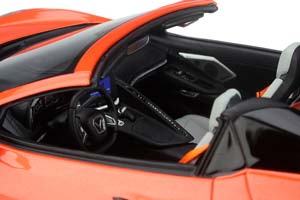 CHEVROLET CORVETTE C8 CONVERTIBLE OPEN 2021 ORANGE BLACK LIMITED EDITION 999 PCS — фото 10
