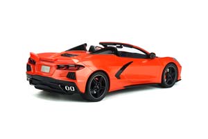 CHEVROLET CORVETTE C8 CONVERTIBLE OPEN 2021 ORANGE BLACK LIMITED EDITION 999 PCS — фото 2