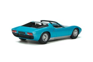 LAMBORGHINI MIURA P400 ROADSTER 1968 AZZURO CIELO — фото 2