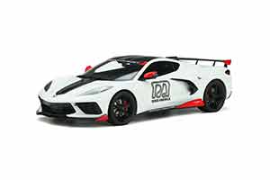CHEVROLET CORVETTE C8 PACE CAR 2020 БЕЛЫЙ — фото 13