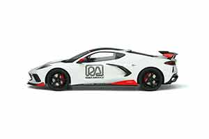 CHEVROLET CORVETTE C8 PACE CAR 2020 БЕЛЫЙ — фото 2