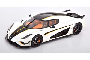 KOENIGSEGG REGERA 2018 WHITE METALLIC BLACK / КЕНИГСЕГГ РЕГЕРА БЕЛЫЙ