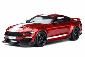 SHELBY SUPER SNAKE COUPE 2021 КРАСНЫЙ С БЕЛОЙ ПОЛОСКОЙ — фото 11