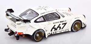 PORSCHE 911 RWB COAST CYCLES WHITE BLACK — фото 2