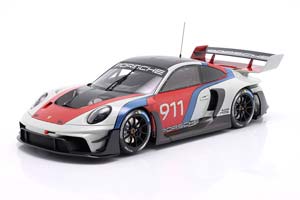 PORSCHE 911 (992) GT3 2023 LIGHT GREY/RED BLUE