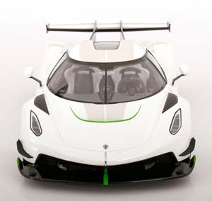 KOENIGSEGG JESKO 2019 WHITE METALLIC/BLACK — фото 4