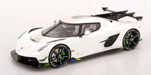 KOENIGSEGG JESKO 2019 WHITE METALLIC/BLACK