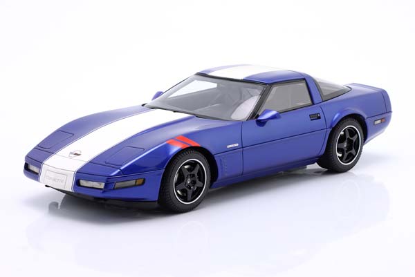 CHEVROLET CORVETTE C4 GRAND SPORT 1996 BLUEMETALLIC WHITE LIMITED EDITION 999 PCS / ШЕВРОЛЕ КОРВЕТ C4 ГРАНД СПОРТ СИНИЙ МЕТАЛЛИК БЕЛЫЙ ЛИМИТИРОВАННАЯ СЕРИЯ 999 ШТ