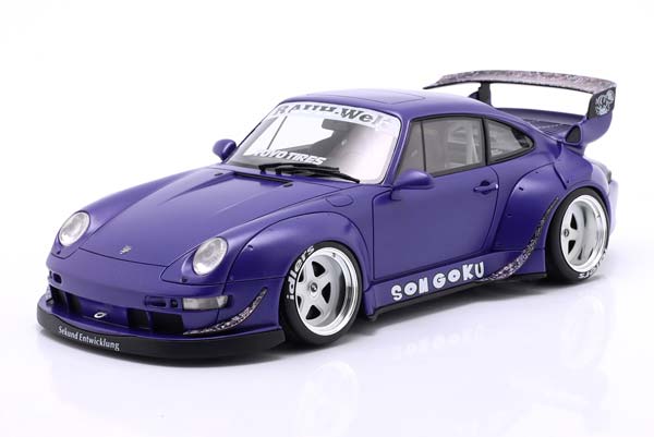 PORSCHE 911 (993) RWB RAUH-WELT SON GOKU YEAR 2024 PURPLE / ПОРШЕ 911 993 RWB RAUH-WELT СОН ГОКУ ФИОЛЕТОВЫЙ