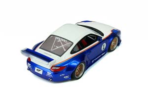 PORSCHE 911 (997) OLD NEW 935 BODY KIT BLUEMETALLIC WHITE WITH DECALS LIMITED 999 PCS — фото 5