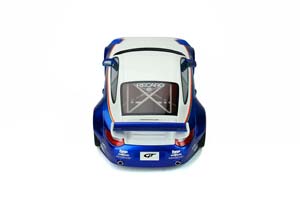 PORSCHE 911 (997) OLD NEW 935 BODY KIT BLUEMETALLIC WHITE WITH DECALS LIMITED 999 PCS — фото 7