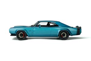 DODGE SUPER CHARGER SEMA CONCEPT 1968 LIGHTBLUEMETALLIC BLACK LIMITED EDITION 999 PCS — фото 3
