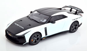 NISSAN GT-R50 - TEST CAR БЕЛЫЙ С ЧЕРНЫМ