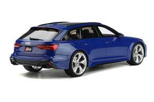 AUDI RS6 AVANT (C8) TRIBUTE EDITION 2020 NOGARO BLUE / АУДИ RS6 AVANT (C8) ТРИБЬЮТ ИЗДАНИЕ 2020 НОГАРО СИНИЙ — фото 2