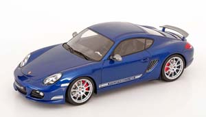PORSCHE CAYMAN R 2012 BLUE METALLIC/WHITE