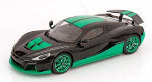 RIMAC NEVERA RECORD 2023 BLACK GREEN