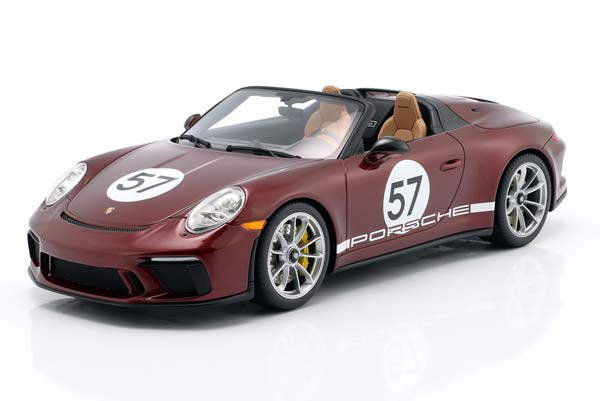 PORSCHE 911 (991.2) SPEEDSTER HERITAGE EDITION RED METALLIC WHITE