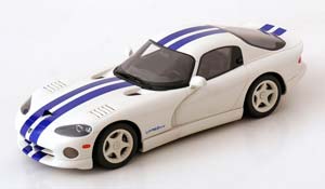 DODGE VIPER GTS 1996 WHITE BLUE LIMITED EDITION 999 PCS / ДОДЖ ВАЙПЕР ГТС БЕЛЫЙ СИНИЙ ЛИМИТИРОВАННАЯ СЕРИЯ 999 ШТ