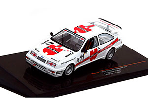 FORD SIERRA RS COSWORTH #11 J. WINKELHOCK - F. BIELA WTCC (BRNO) 1987 БЕЛЫЙ С КРАСНЫМ — фото 1