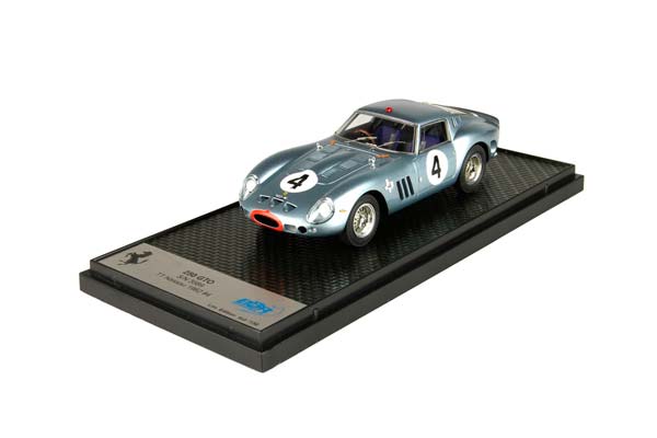 FERRARI 250 GTO S/N 3589 TT NASSAU TOURIST TROPHY NASSAU 1962 CAR #4 DRIVER INNES IRELAND / ФЕРРАРИ 250 ГТО С № 3589 ТТ НАССАУ ТОУРИСТ ТРОПХИ 1962 1:43