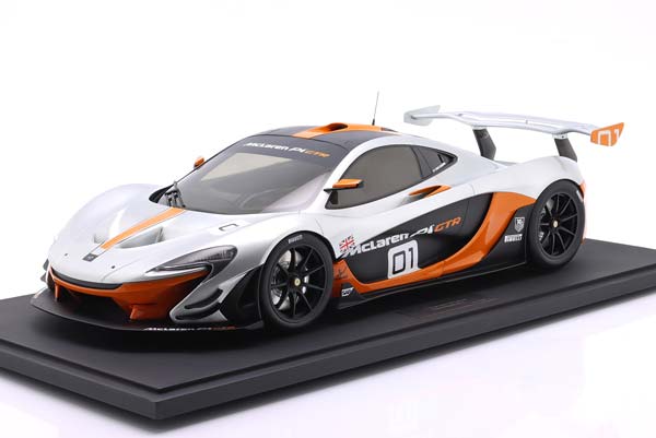 MCLAREN P1 GTR PEBBLE BEACH 2014 GREY / ORANGE / BLACK / МАКЛАРЕН P1 ГТР ПЕББЛЕ ПЛЯЖНЫЙ СЕРЫЙ ОРАНЖЕВЫЙ ЧЕРНЫЙ СЕРЕБРИСТЫЙ