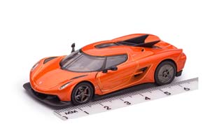 KOENIGSEGG JESKO ABSOLUT ОРАНЖЕВЫЙ (ДЛИНА МОДЕЛИ 6-10 СМ) — фото 14