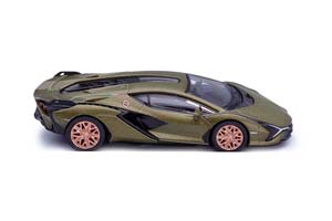 LAMBORGHINI SIAN FKP 37 ОЛИВКОВЫЙ (ДЛИНА МОДЕЛИ 6-10 СМ) — фото 3
