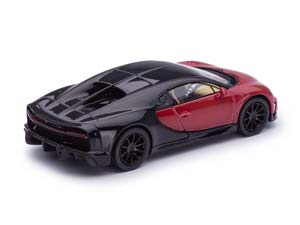 BUGATTI CHIRON SUPERSPORT КРАСНЫЙ С ЧЕРНЫМ (ДЛИНА МОДЕЛИ 6-10 СМ) — фото 2