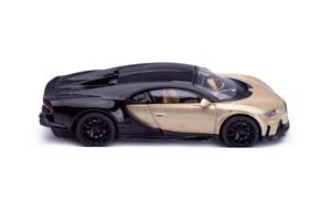 BUGATTI CHIRON SUPERSPORT ЗОЛОТИСТЫЙ С ЧЕРНЫМ (ДЛИНА МОДЕЛИ 6-10 СМ) — фото 3