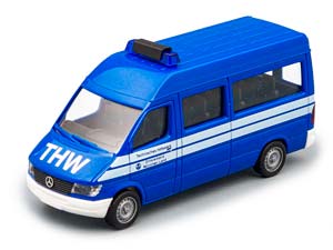 MERCEDES-BENZ THW, BLUE (ДЛИНА МОДЕЛИ 3-5 СМ) — фото 4