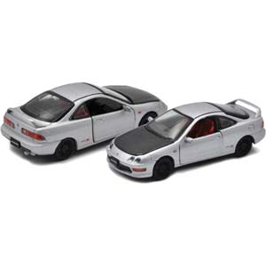 HONDA INTEGRA TYPE-R DC2 1-Е СПЕЦИАЛЬНОЕ ИЗДАНИЕ, СЕРЕБРИСТЫЙ (ДЛИНА МОДЕЛИ 6-10 СМ)