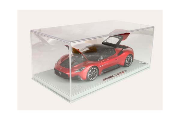 MASERATI MC20 METALLIC RED VINCENTE BLACK ROOF -DIECAST FULL OPEN- SHOWCASE INCLUDED / МАЗЕРАТИ МС20 МЕТАЛЛИК ВИНКЕНТЕ РООФ - - 1:18 КРАСНЫЙ — фото 6
