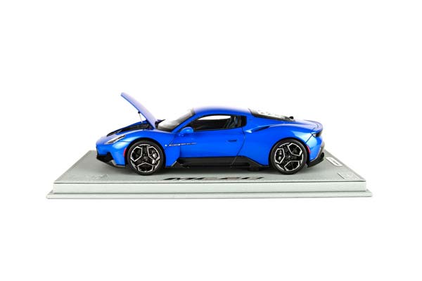MASERATI MC20 DIECAST FULL OPEN BLU INFINITO - SHOWCASE INCLUDED IN THE PRICE / МАЗЕРАТИ МС20 ИНФИНИТО 1:18 СИНИЙ — фото 3
