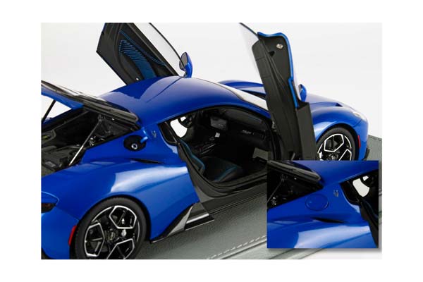 MASERATI MC20 DIECAST FULL OPEN BLU INFINITO - SHOWCASE INCLUDED IN THE PRICE / МАЗЕРАТИ МС20 ИНФИНИТО 1:18 СИНИЙ — фото 4