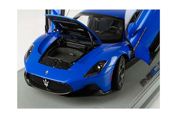 MASERATI MC20 DIECAST FULL OPEN BLU INFINITO - SHOWCASE INCLUDED IN THE PRICE / МАЗЕРАТИ МС20 ИНФИНИТО 1:18 СИНИЙ — фото 7