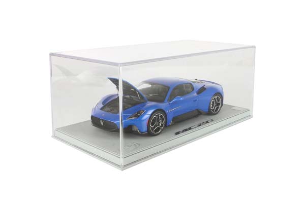 MASERATI MC20 DIECAST FULL OPEN BLU INFINITO - SHOWCASE INCLUDED IN THE PRICE / МАЗЕРАТИ МС20 ИНФИНИТО 1:18 СИНИЙ — фото 9